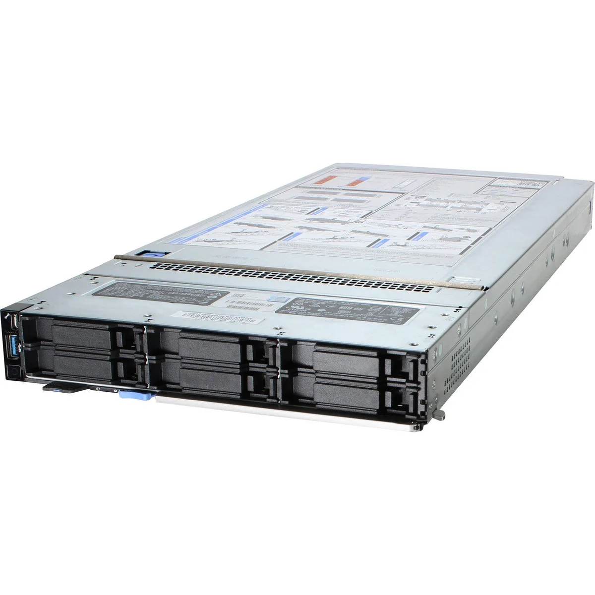 DELL DELL PowerEdge MX740C server chassis 2x Gold 6134 3.2GHz 512GB 2x 480GB SATA SSD H730P — product photo