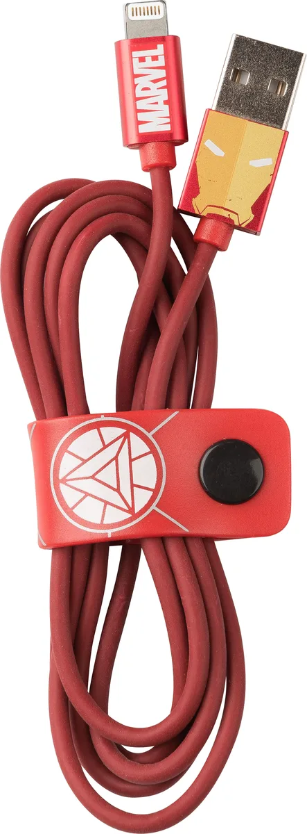 tribe-tech tribe-tech CLR21604 Marvel Iron Man Lightning USB 2.0 cable 120cm — product photo