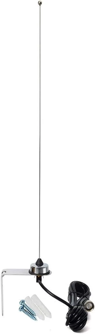 usbroway usbroway VHF NMO Antenna 17.9in 13.1ft RG58 PL259 L-Bracket — product photo