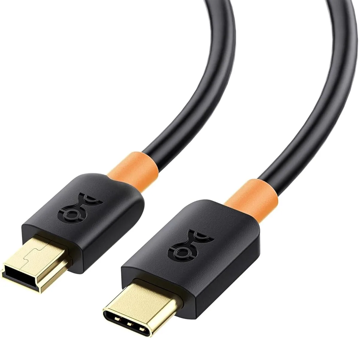 Kootion Kootion Mini USB to USB C Cable 6.6ft 480Mbps 15W Black — product photo