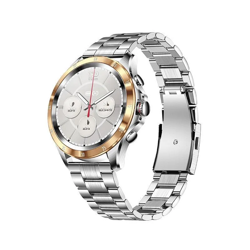 ZOSKVEE ZOSKVEE Nx1 1.32 Inch Smart Watch Gold Steel — product photo