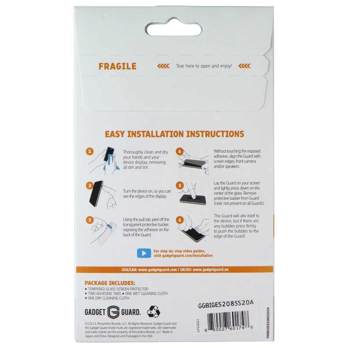 Invisible Gadget Guard Invisible Gadget Guard Tempered Glass Screen Protector for Samsung Galaxy S21 FE 5G — product photo