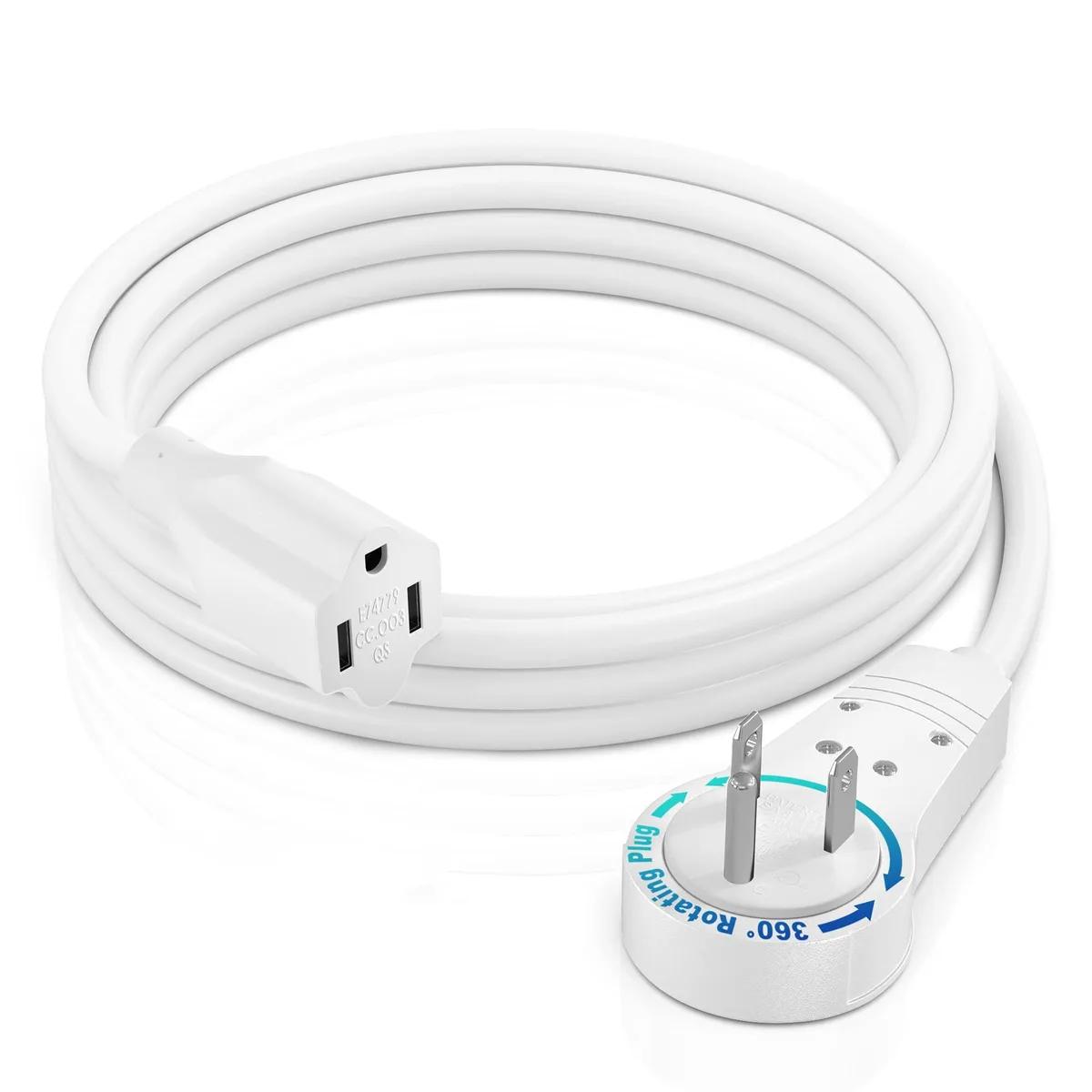  Maximm 360-31 6 ft 14 AWG 360° rotating flat plug extension cord — product photo