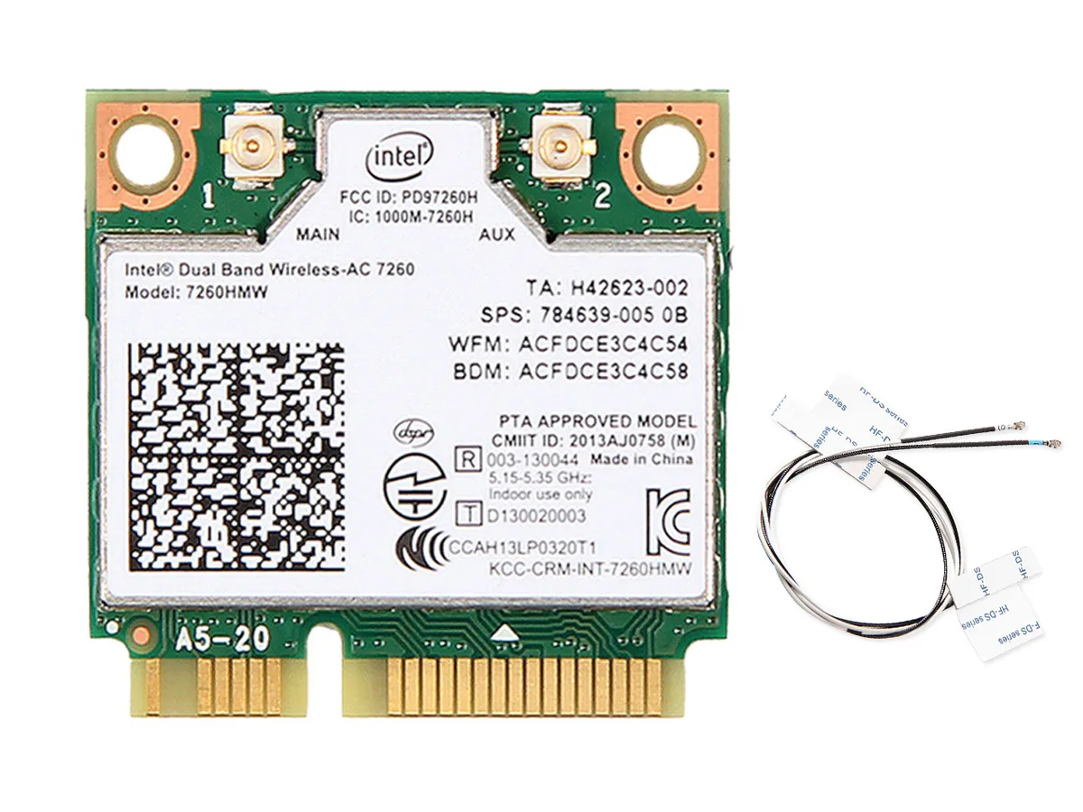 Teday Teday 7260HMW Mini PCIe Wi-Fi Adapter Bluetooth 4.0 — product photo