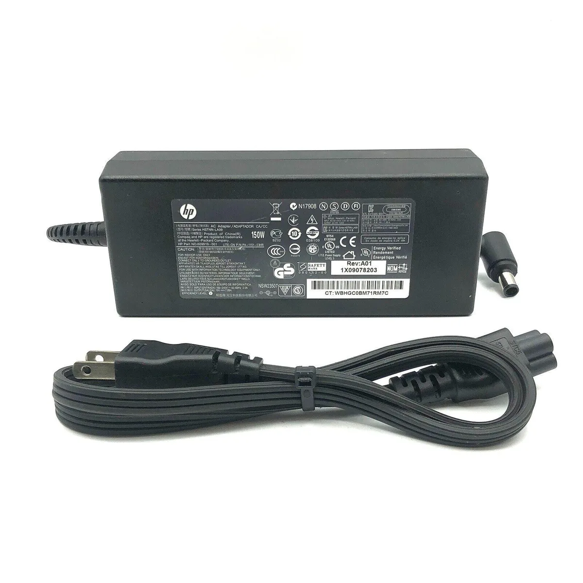HP HP HSTNN-LA09 150W 19V 7.89A power adapter 7.4 x 5.0 mm — product photo