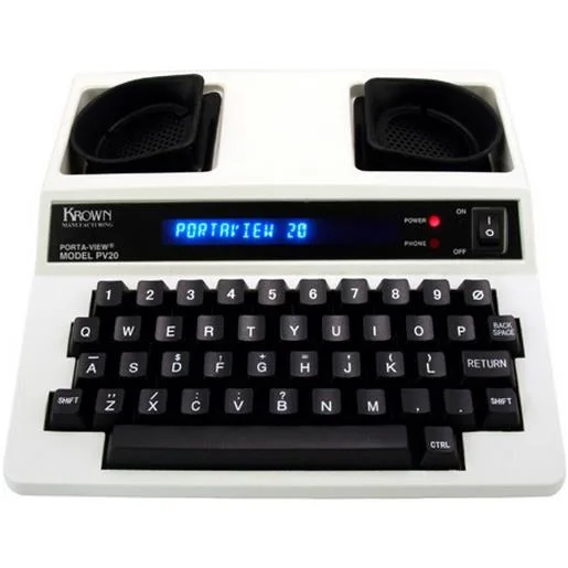 Krown PortaView Junior TDD portable scanner with 20 character display and 32K memory
