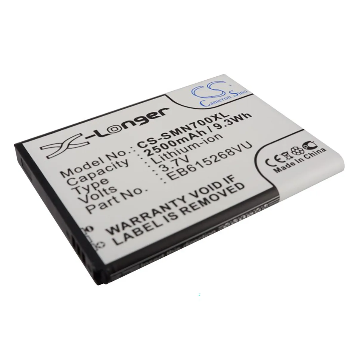 Cameron &amp; Co Cameron &amp; Co DS-CS-SMN700XL cell phone battery 2500mAh — product photo