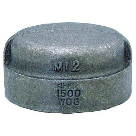 Anvil Anvil 0318901360 Malleable Iron Cap Class 3000 Drain Trap — product photo