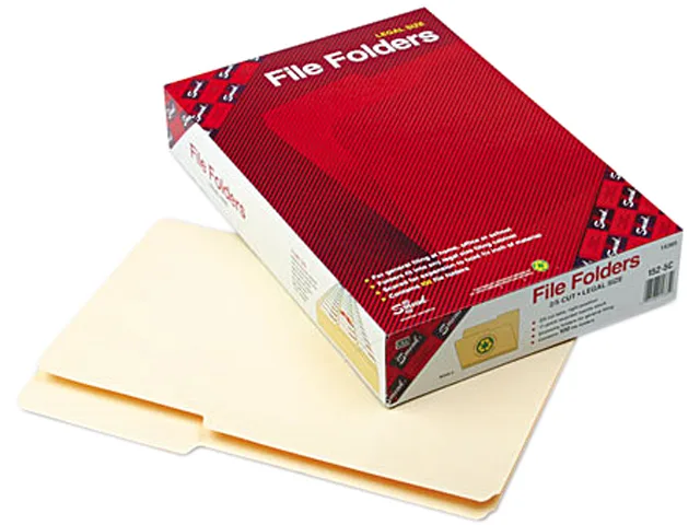 Smead Smead 15385 Legal File Folders Manila 100 Box — product photo