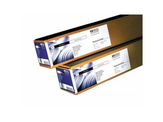 White coated paper roll 42 inches wide 150 feet long