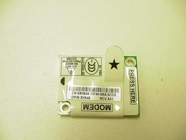 DELL DELL 56k Internal Mini Modem Card XH648 — product photo