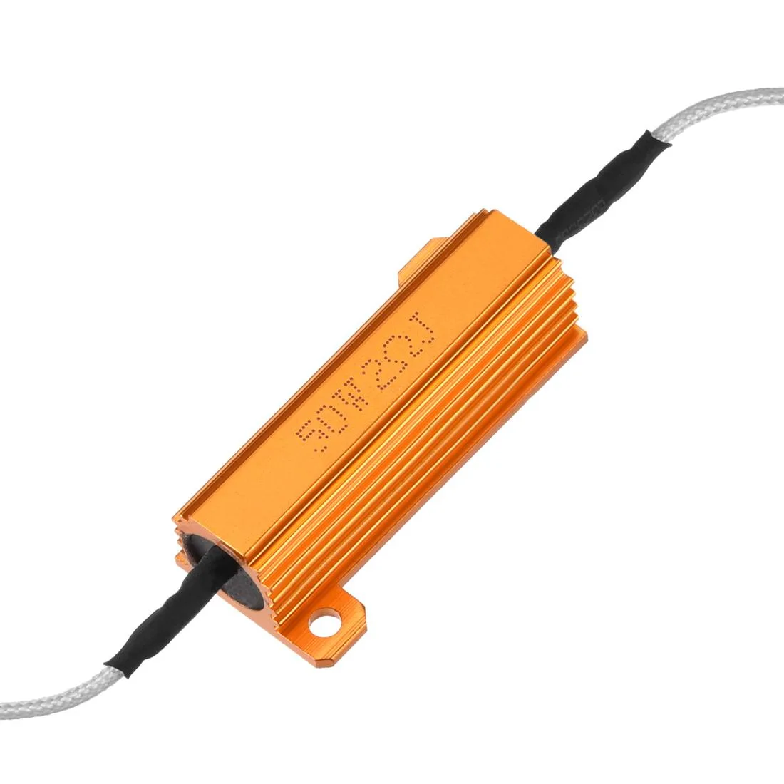 Unique-Bargains Unique-Bargains 50W 2 Ohm Aluminum Case Resistor with Extended Wires — product photo
