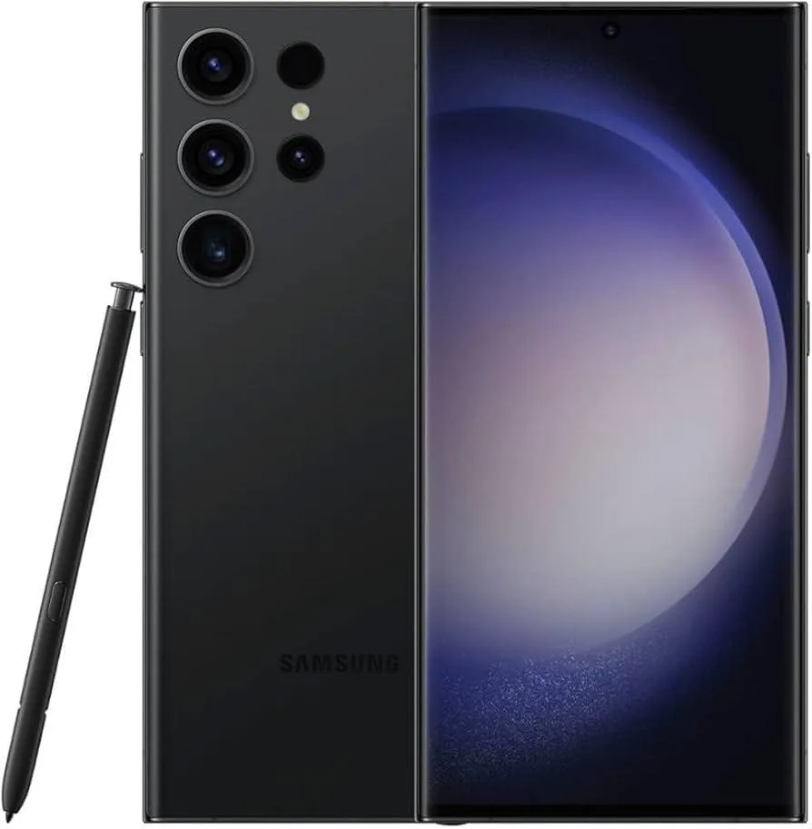SAMSUNG SAMSUNG Galaxy S23 Ultra 5G SM-S918U 256GB Phantom Black cell phones - unlocked — product photo
