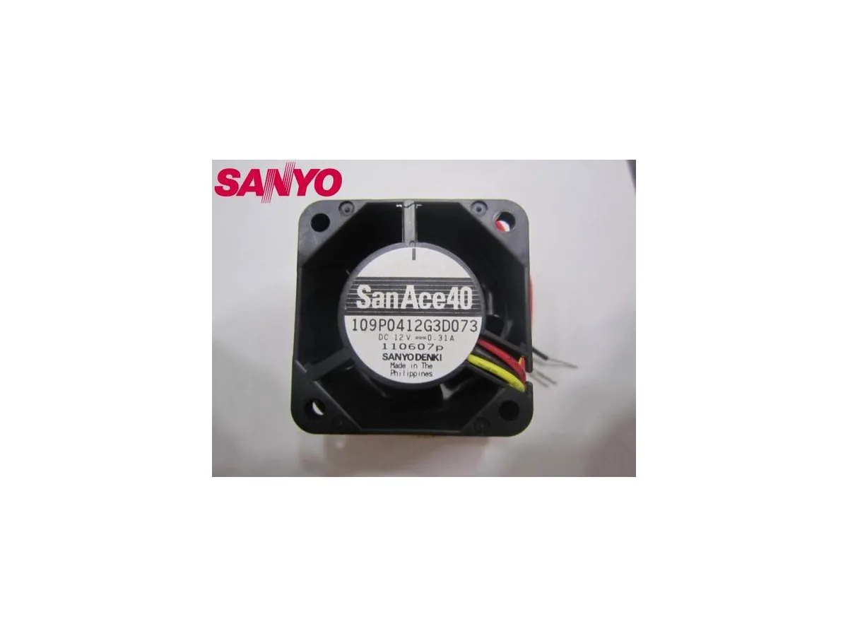 Fans Fans 109P0412G3D073 12V .31A 3-Wire 40x40x28mm case fan — product photo