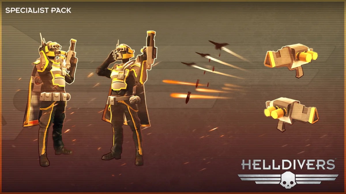 PlayStation PlayStation HELLDIVERS Specialist Pack downloadable game — product photo