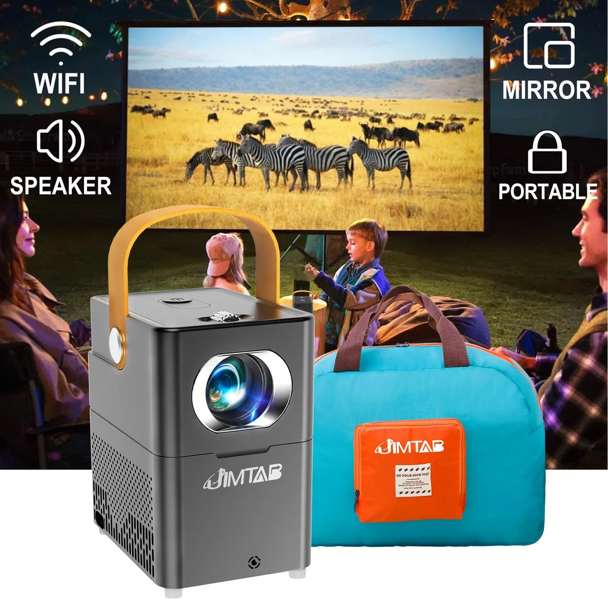 JIMTAB JIMTAB V1 Business Projector 1280 x 720 280 ANSI Lumens — product photo