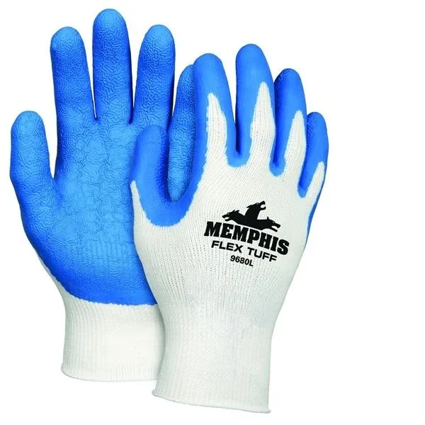 MCR Safety MCR Safety 9680M A2 cut cotton knit coated gloves personal protective equipment — product photo
