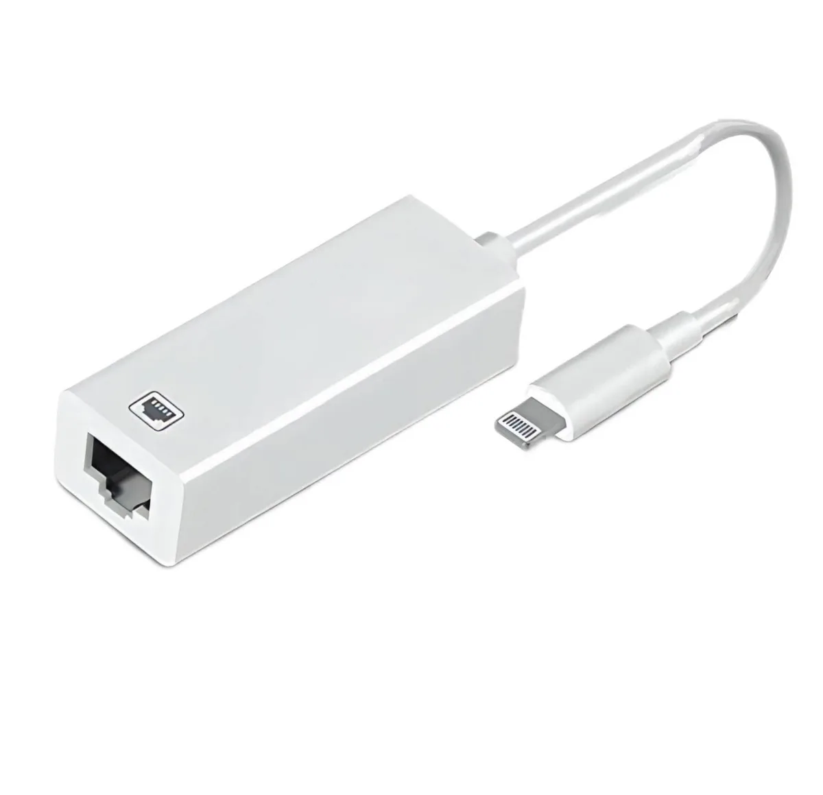  Lightning to RJ45 Ethernet Adapter 100Mbps White F-AX-057 — product photo