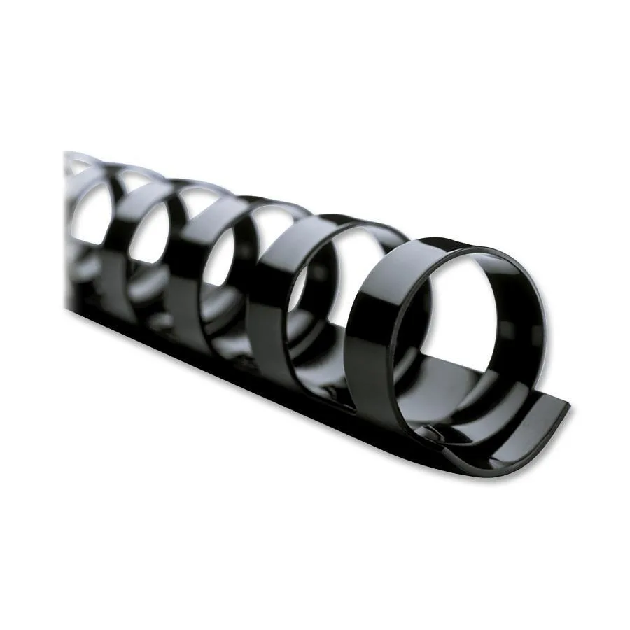 ACCO ACCO 4000020 binding spines 1/4" 25 sheet black 100/box — product photo