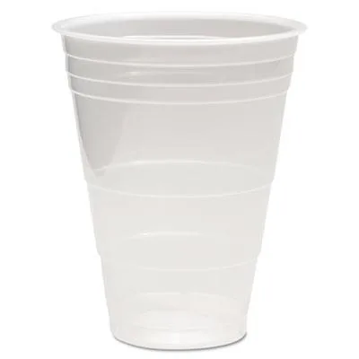 Boardwalk Boardwalk BWKTRANSCUP16PK Translucent Plastic Cold Cups 16oz 50 Pack cleaning — product photo