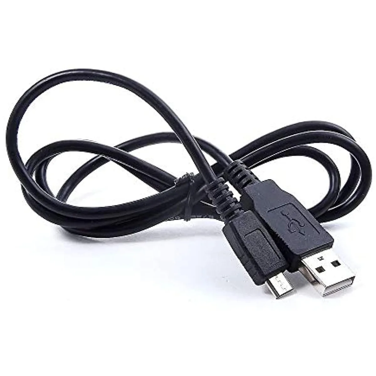 Tradernoors USB 2.0 cable for Gueray ZL1901 CD player, black cord with standard USB-A and device-specific connectors