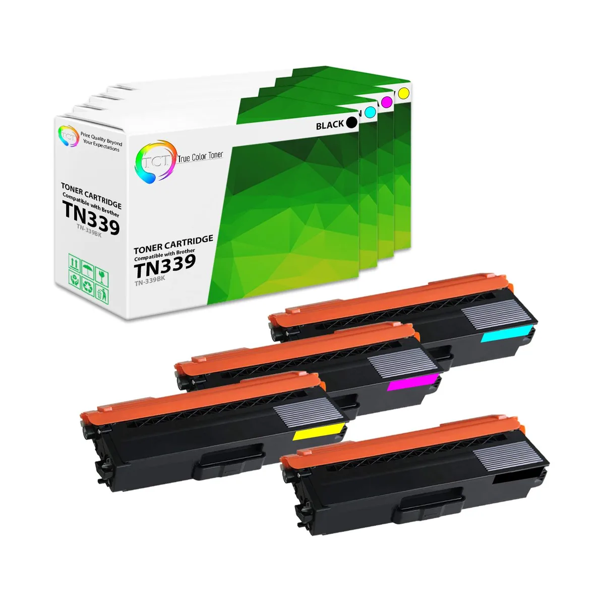 TCT TCT TN339 toner cartridge 4 pack 6000 pages black colour — product photo