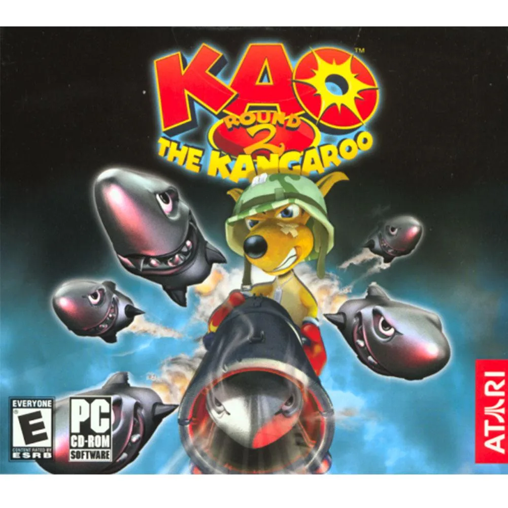Atari Atari Kao the Kangaroo: Round 2 game — product photo