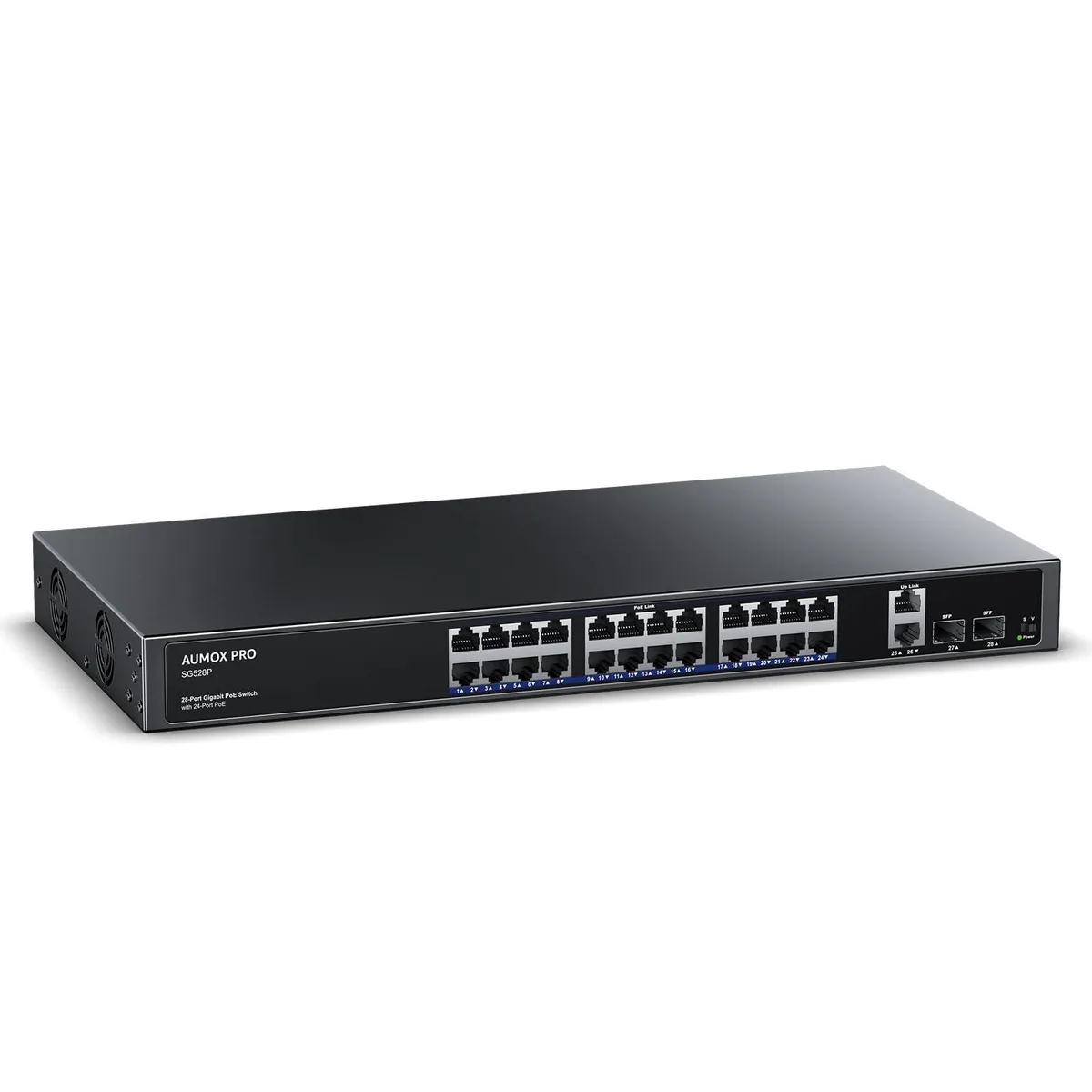 Adafruit Adafruit 28 Port Gigabit PoE Switch 2 in 1 Accessory — product photo