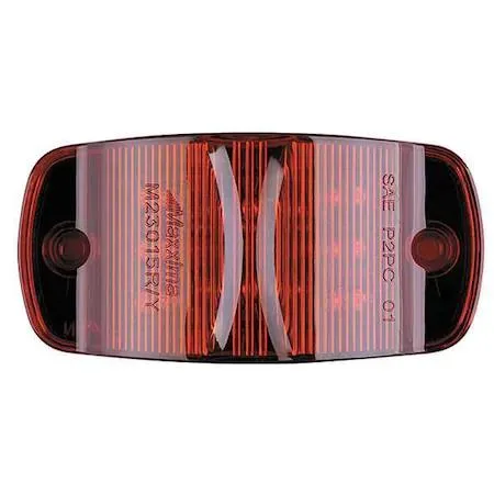 Maxxima Maxxima M23015R LED Clearance Light Red Surface Oval 4 L traffic safety equipment — product photo