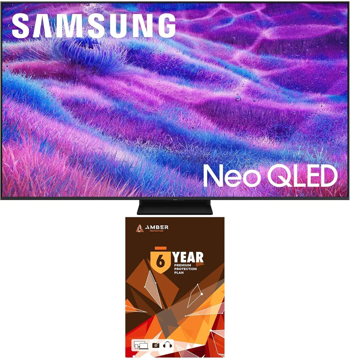 SAMSUNG SAMSUNG QN55QN80FAFXZA 55" Neo QLED 4K TV 120Hz Titan Black — product photo