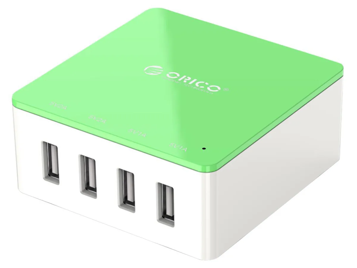 Orico Orico 5-Port USB Desktop Charger Green 30W 2.4A — product photo