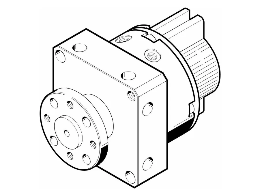 Festo Festo DSM-8-180-P-A-FW 185937 Rotary Actuator electrician tool — product photo