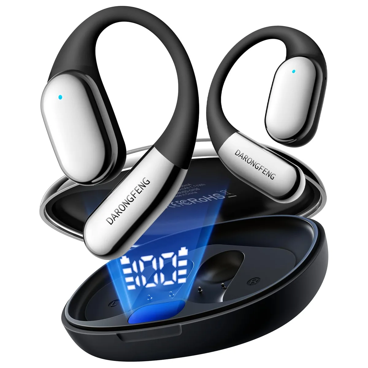 No Sew No Sew G70S-BK open-ear headphones Bluetooth 5.4 40H 12mm driver black — product photo