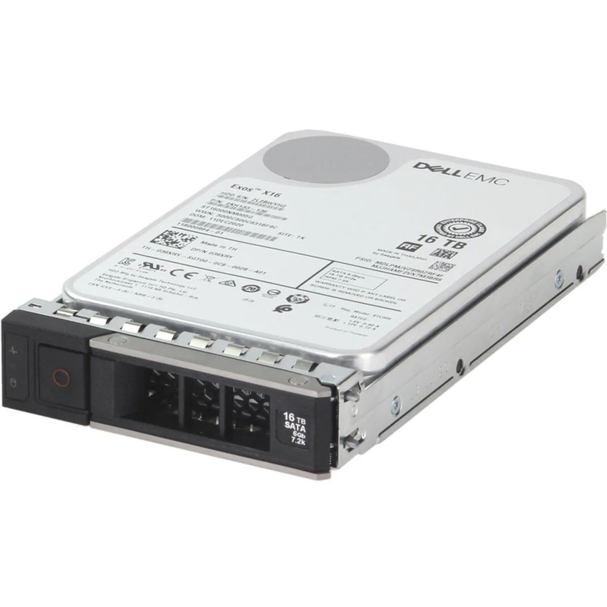 DELL DELL 39XRY 16TB 7.2K 512e 6Gbps SATA 3.5 internal hard drive — product photo