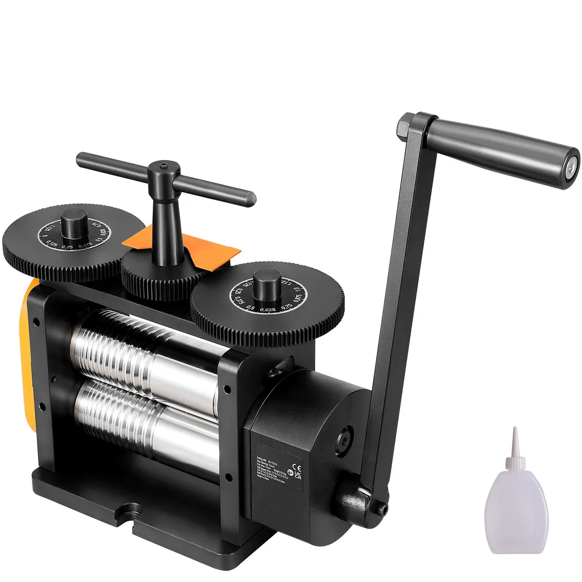 VEVOR VEVOR KD-Y5255 57mm Jewelry Rolling Mill 1:2 Ratio 0-5.5mm Thickness — product photo