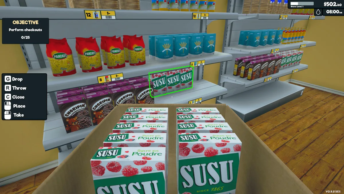 Digital Steam code card for Supermarket Simulator PC game