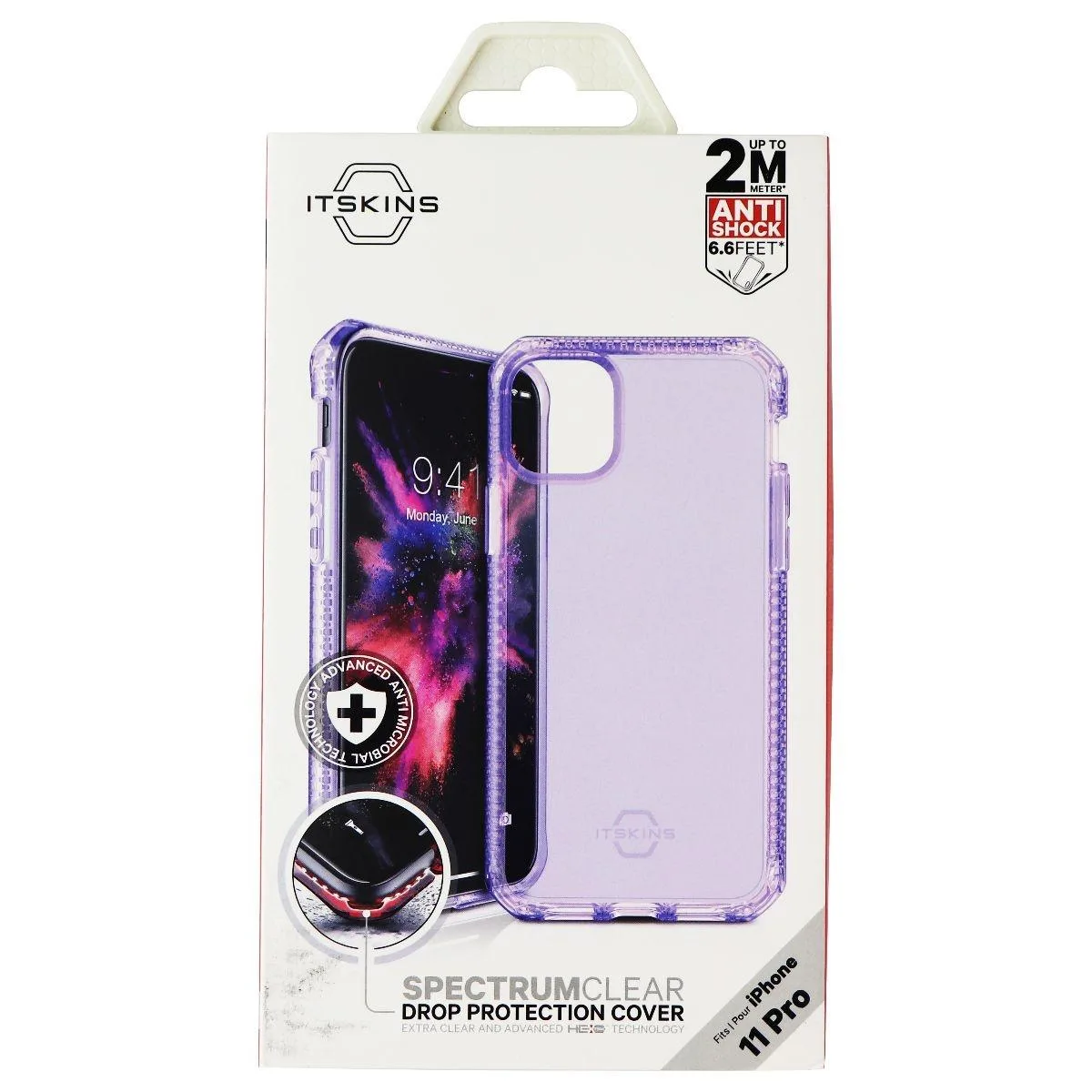 ITSKINS ITSKINS Spectrum Clear Case for Apple iPhone 11 Pro Light Purple — product photo
