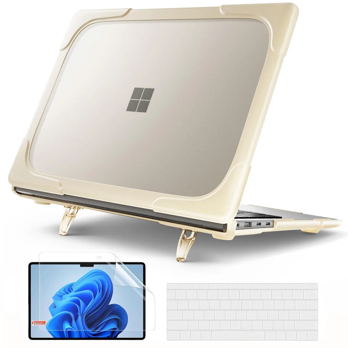 BONAEVER BONAEVER 2036 13.8 inch Surface Laptop 7 2024 laptop case Khaki — product photo