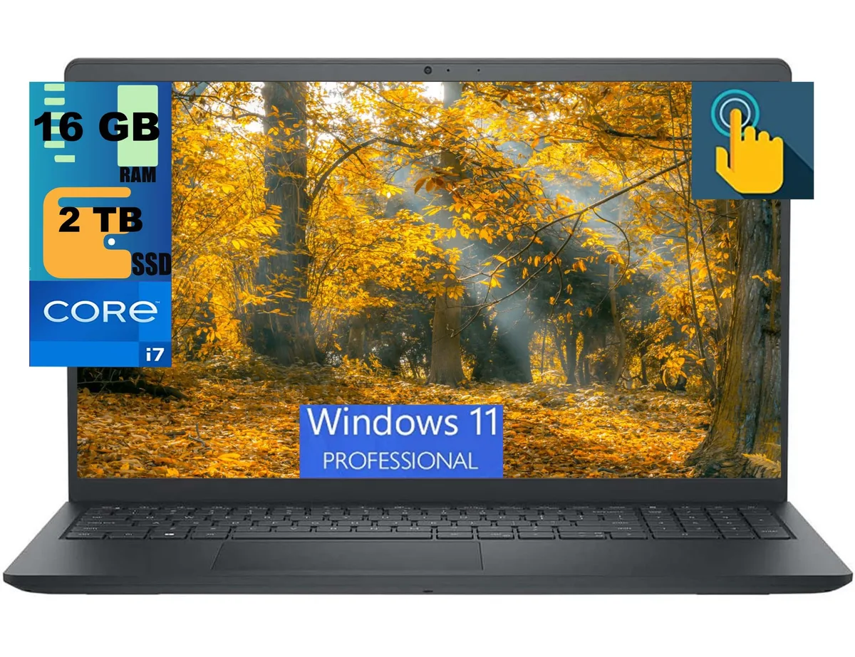 DELL DELL Inspiron 3530 15 laptop 15.6 FHD Touchscreen i7-1355U 10-core 16GB 2TB DDR4 Wi-Fi 6 — product photo