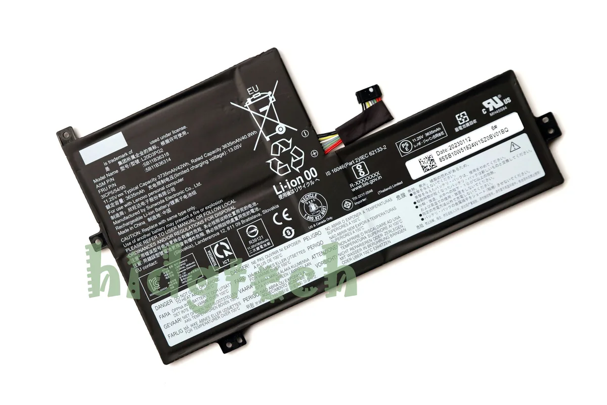 Beisite Beisite L20D3PG2 L20M3PG2 L20L3PG2 42Wh laptop battery — product photo