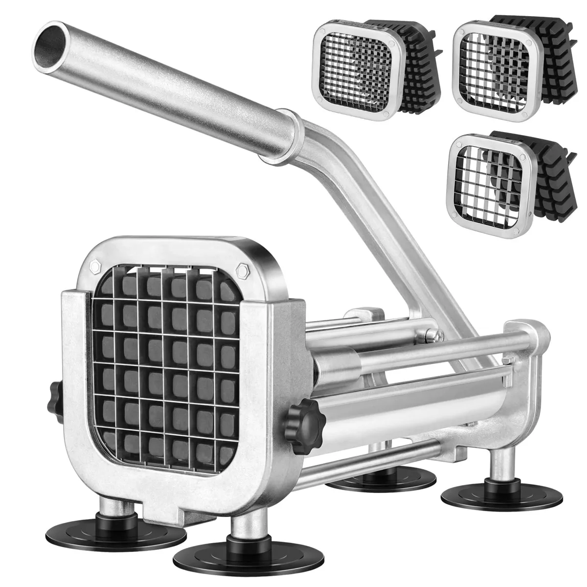  Ruooson L French Fry Cutter 1/2 3/8 1/4 In Blades — product photo