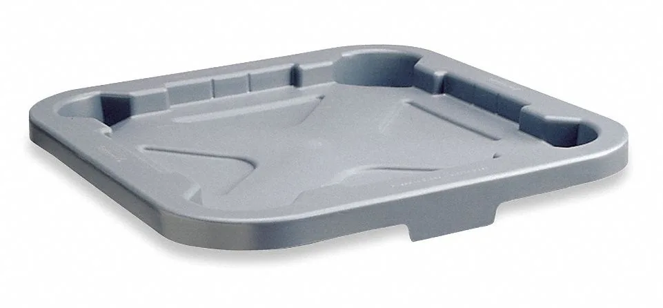 Rubbermaid Rubbermaid FG353900GRAY Brute 40 gal Square Snap-On Lid Gray — product photo