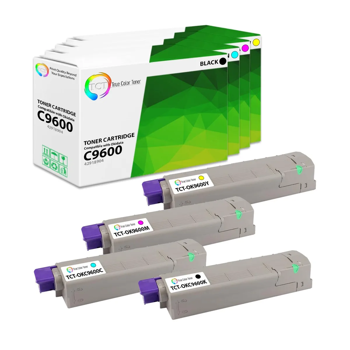 True Color Toner True Color Toner C9600 4-Pack Toner Cartridge 15000 Pages — product photo