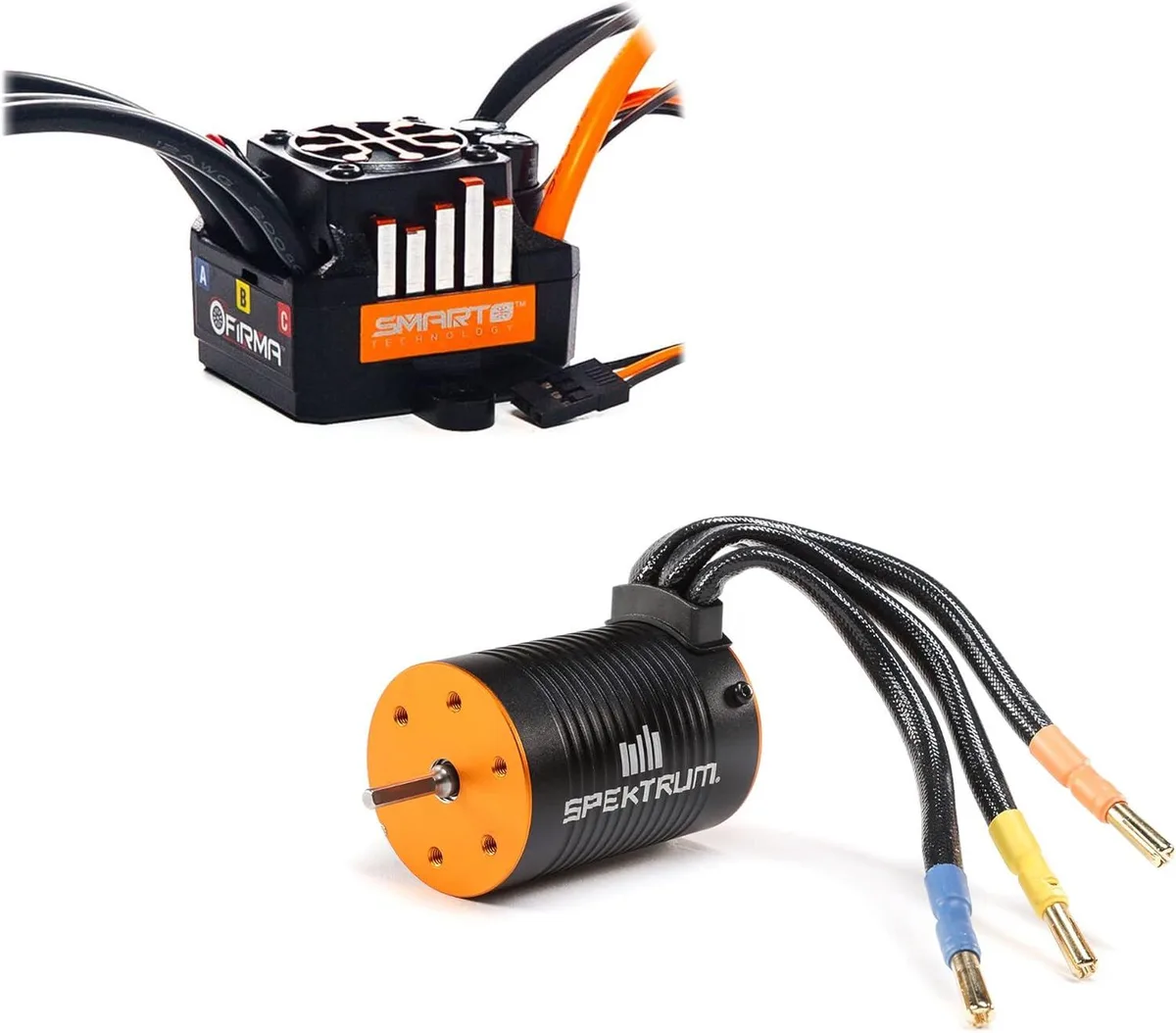 WUQ 100A brushless ESC and 6500Kv motor combo with aluminium heat sink and cooling fan