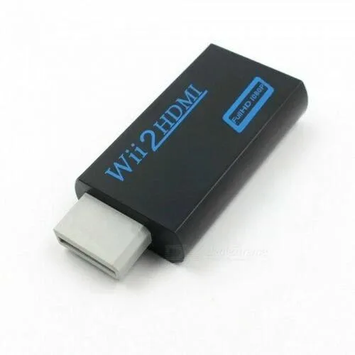 NShi NShi Wii to HDMI Converter 1080p 3.5mm Black — product photo