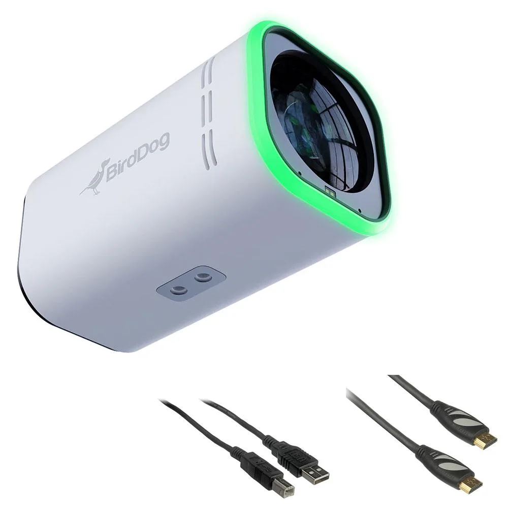 BirdDog BirdDog MAKI Ultra Box Camera 12x Zoom White Bundle HDMI USB 2.0 Cable — product photo