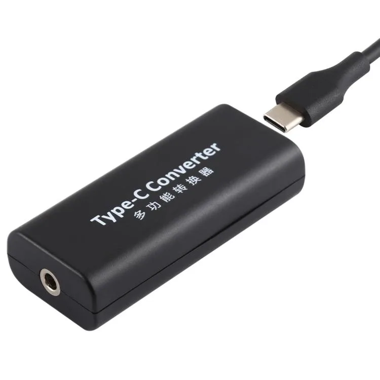 eForChina eForChina DC 4.0 x 1.7mm to USB-C Female Power Adapter 65W 15cm Cable — product photo