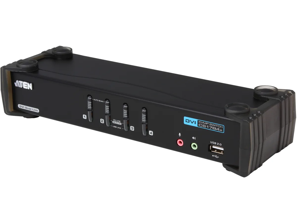 ATEN ATEN CS1784A 4-Port Dual-Link DVI KVM Switch — product photo