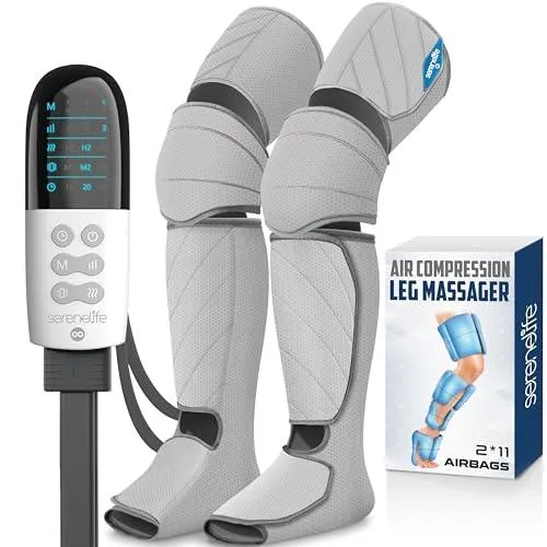 Pyle Pyle Marine Electronic Leg Massager 11 Airbags Heat 6 Modes 3 Vibrations 3 Intensities — product photo