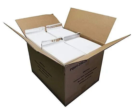 iMBAPrice iMBAPrice Self-Seal Poly Bubble Mailers White 6x10in 250 Pack — product photo